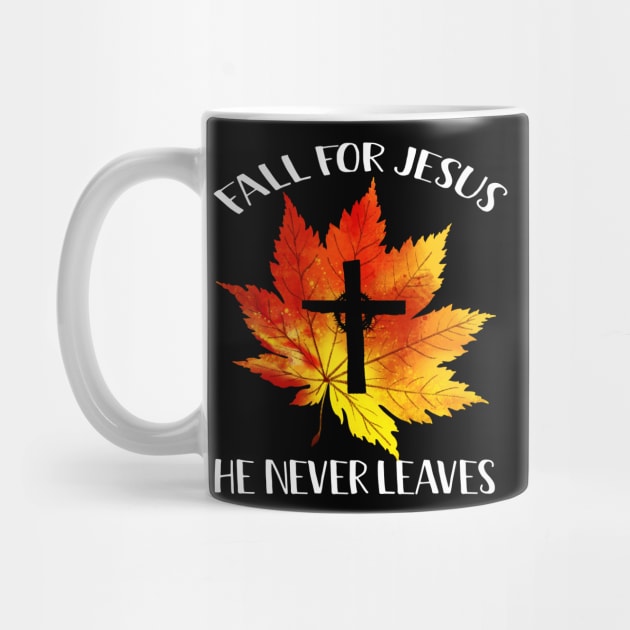 Fall For Jesus He Never Leaves Costume Gift by Ohooha